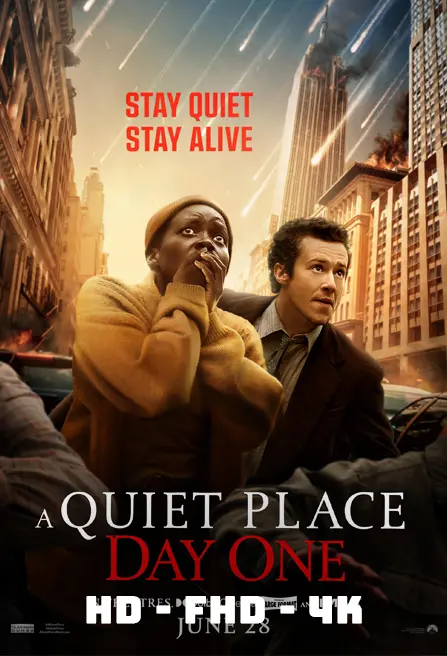 A Quiet Place horror thriller film via IPTV